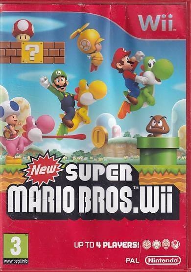 Super Mario Bros. Wii - Nintendo Wii - Uden Manual (B Grade) (Genbrug)